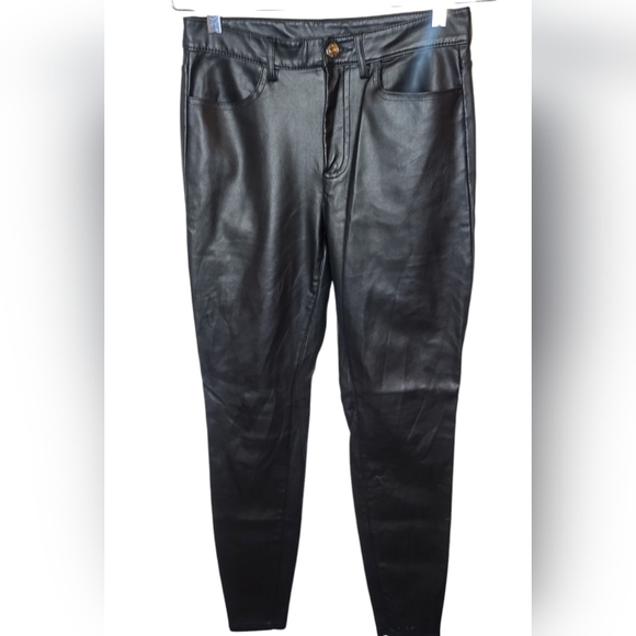 Free People Faux Leather Pants 28 - Picture 3 of 6